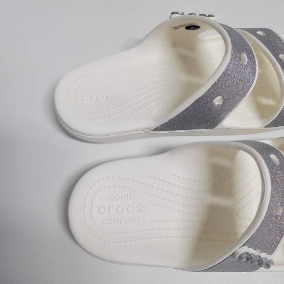 Crocs  Classic Glitter sandals Unisex M7 /W9. - Picture 8 of 8